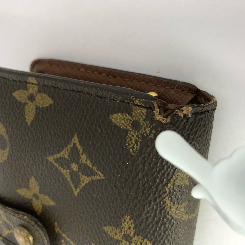 Louis Vuitton Monogram Canvas Small Wallet in Brown and Gold - Picture 7 of 16